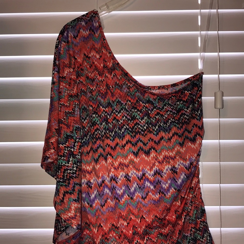 Off the shoulder silky shirt